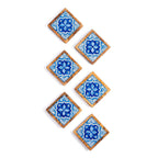 14-Piece Ceramic & Olive Wood Set