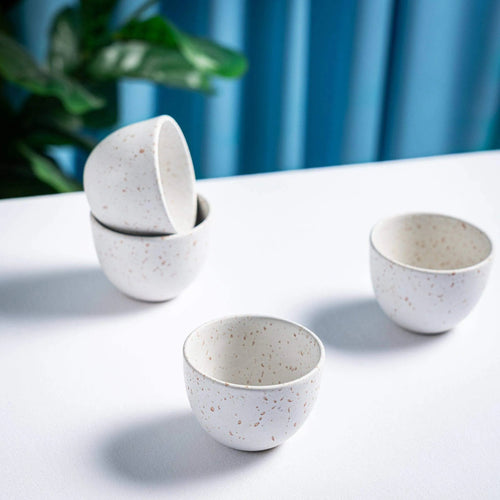 9-Piece Olive Wood and Stoneware Serving Set – Elegant Coasters, Cups, and Tray