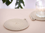 Beige Coaster - 15cm