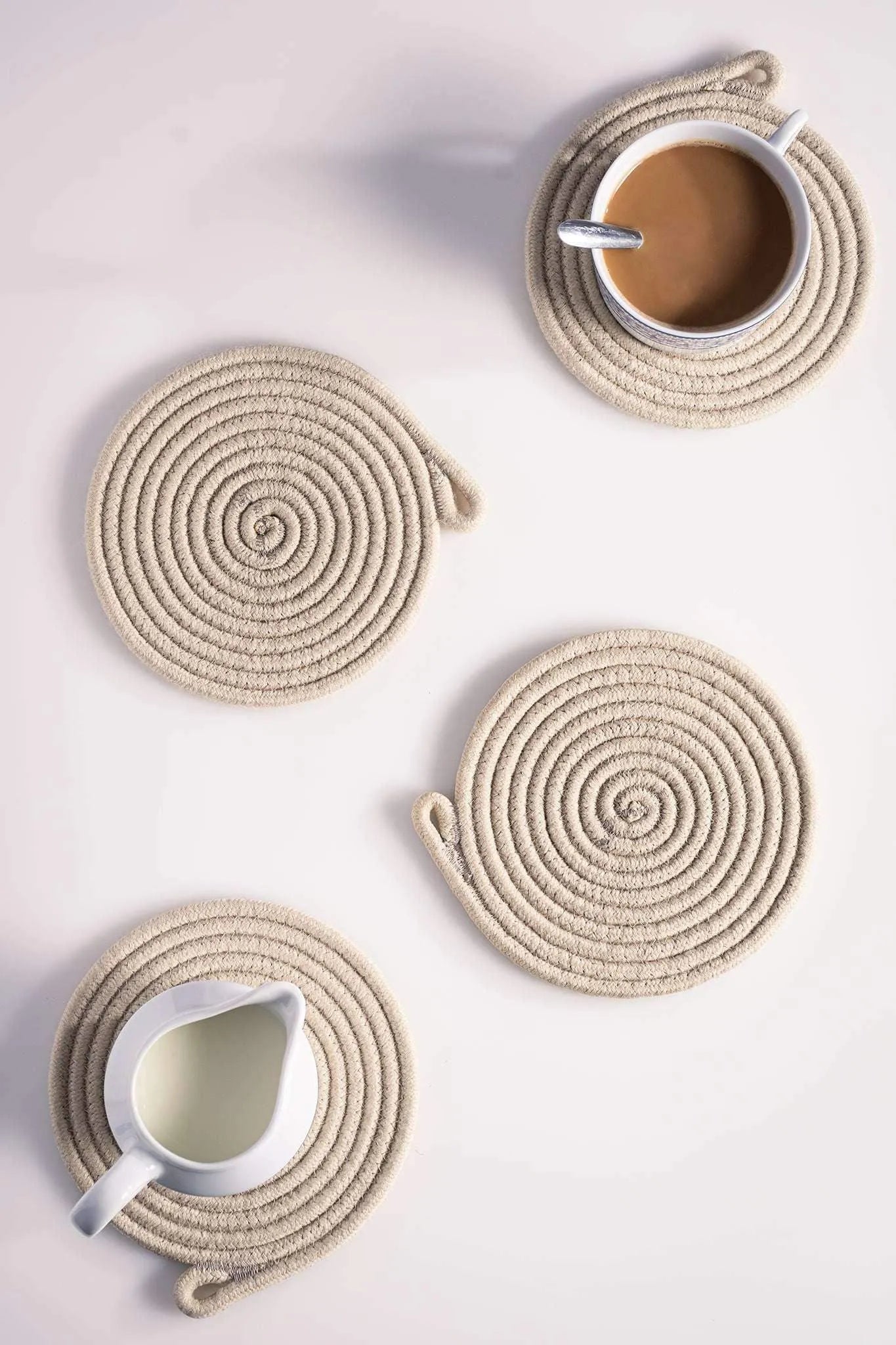 Beige Coaster - 15cm