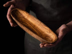 Handmade Olive Wood Tray – Multifunctional Bread, Fruit & Catch-All Organizer