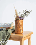 Handmade Olive Wood Utensils Holder – 100% Natural & Multi-Use Organizer