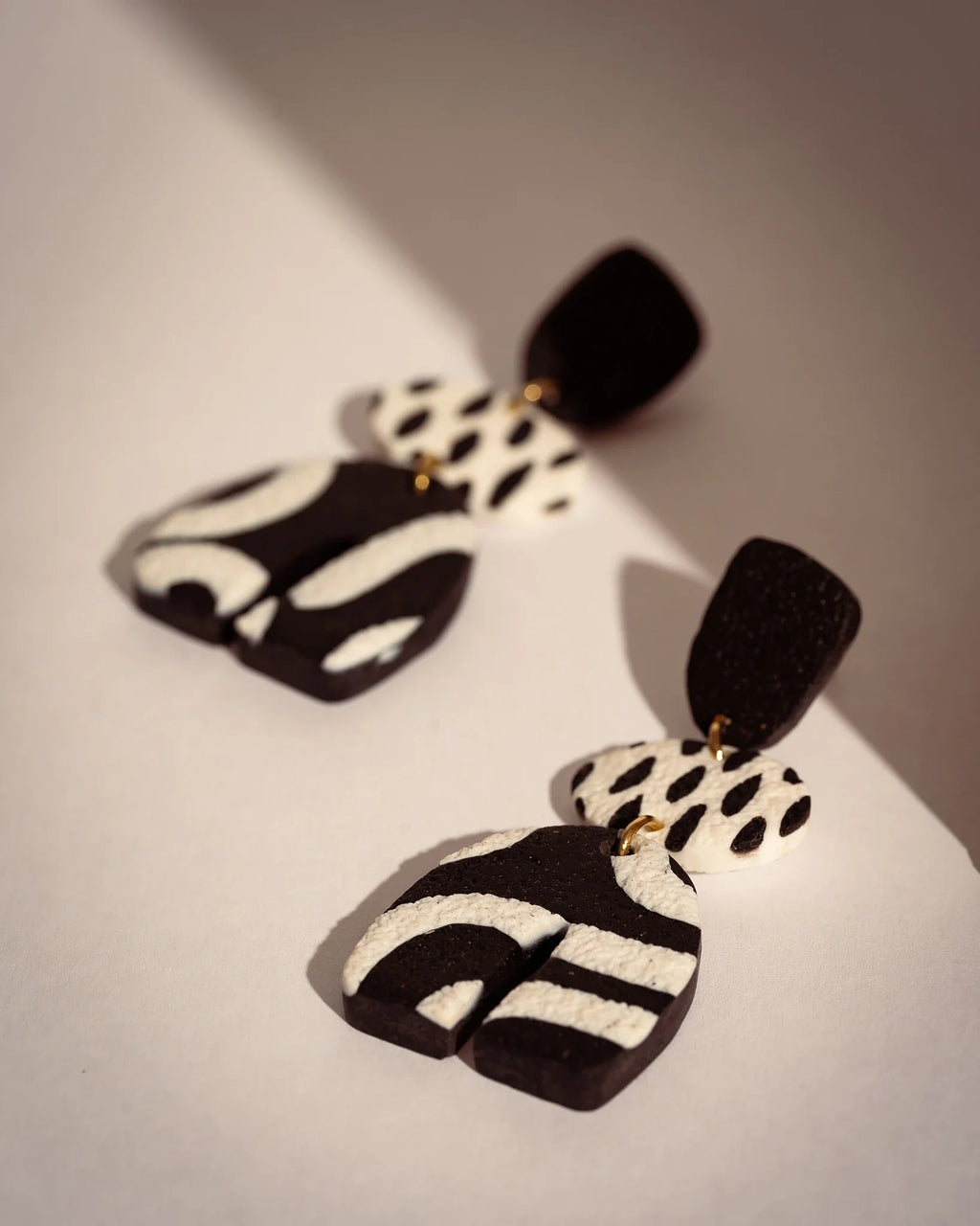Lezarcad Handmade Polymer Clay Earrings – Artistic, Eco-Friendly & Unique