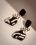 Lezarcad Handmade Polymer Clay Earrings – Artistic, Eco-Friendly & Unique