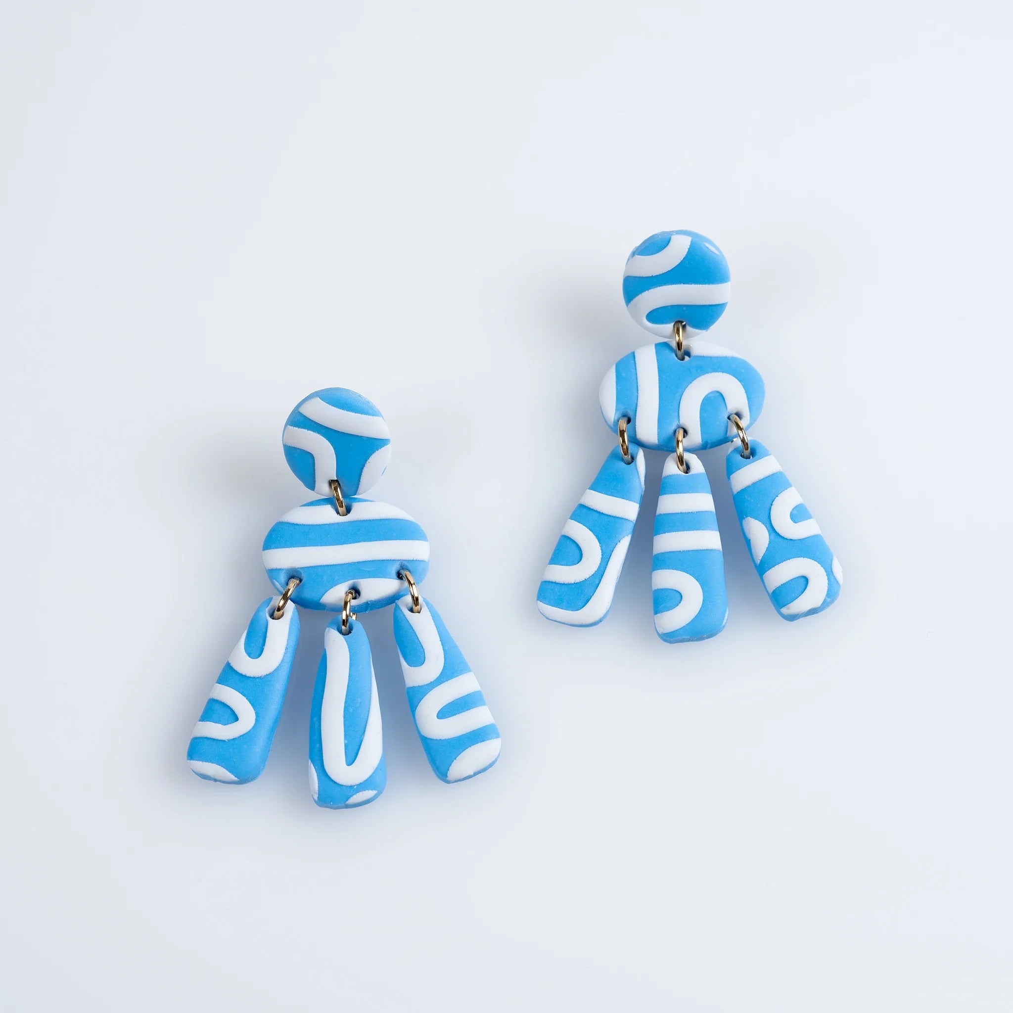 Lezarcad Handmade Polymer Clay Earrings – Artistic, Eco-Friendly & Unique