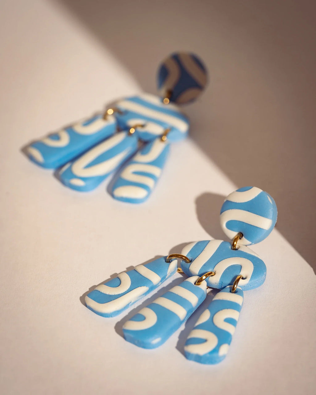 Lezarcad Handmade Polymer Clay Earrings – Artistic, Eco-Friendly & Unique