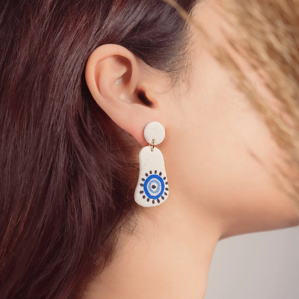 Lezarcad Handmade Polymer Clay Earrings – Artistic, Eco-Friendly & Unique
