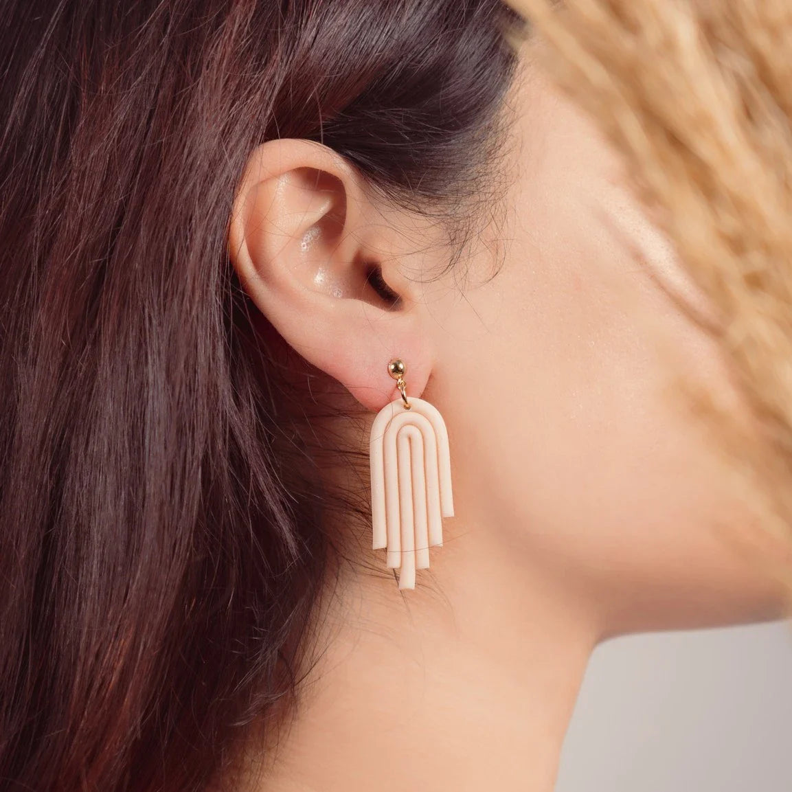 Lezarcad Handmade Polymer Clay Earrings – Artistic, Eco-Friendly & Unique