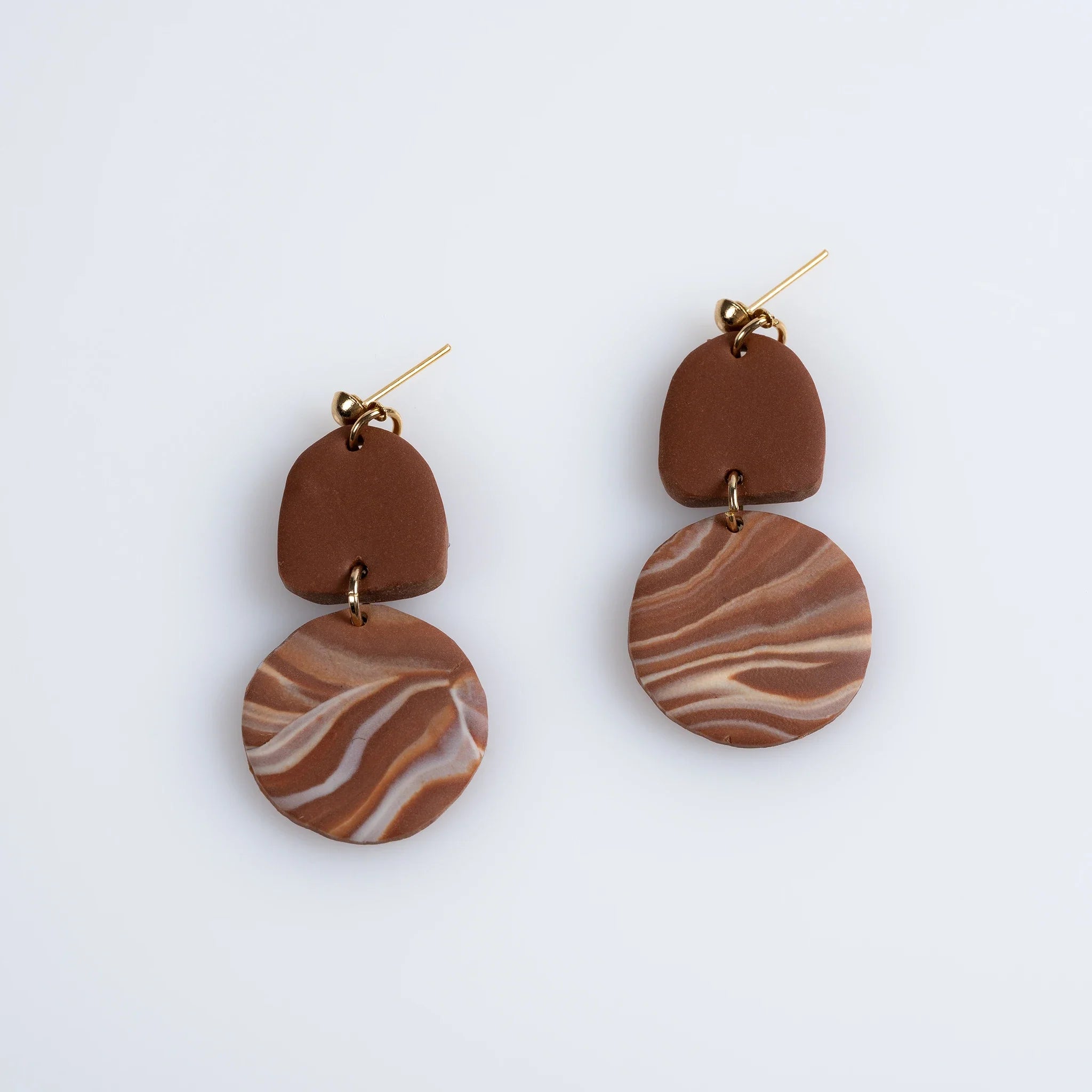 Lezarcad Handmade Polymer Clay Earrings – Artistic, Eco-Friendly & Unique