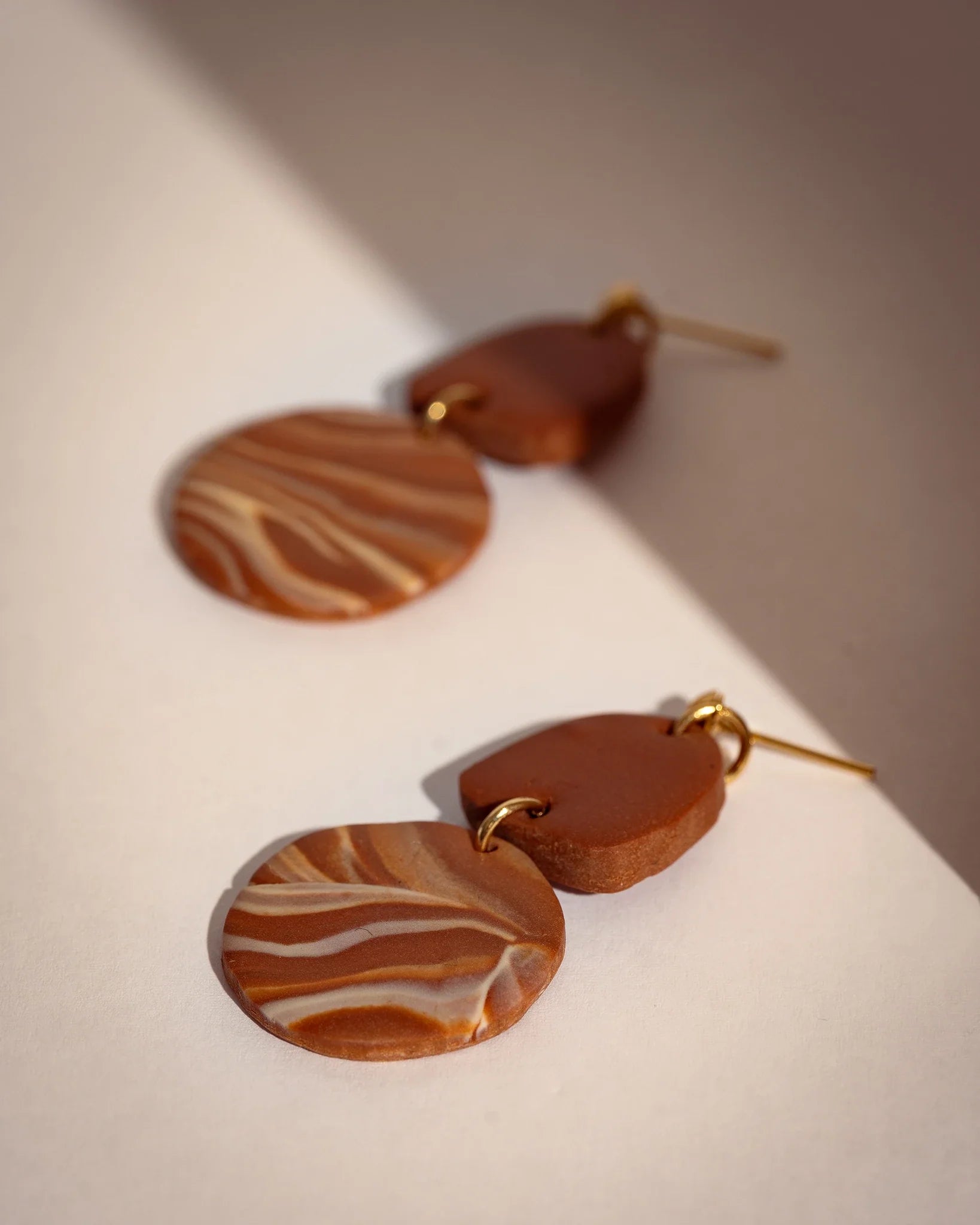 Lezarcad Handmade Polymer Clay Earrings – Artistic, Eco-Friendly & Unique