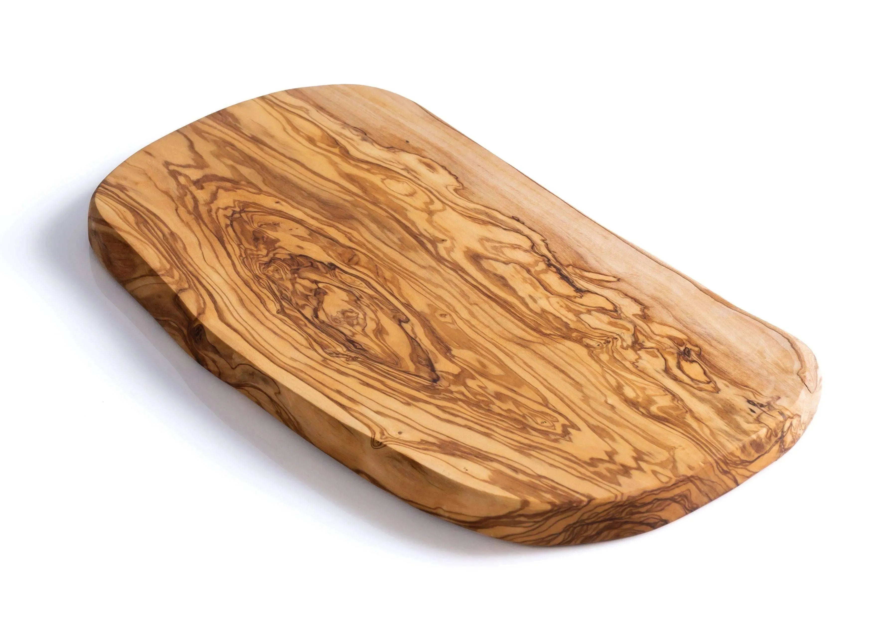Lezarcad Olive Wood Cutting Board – Handmade Large 15.7x7.1 in (40x18 cm)