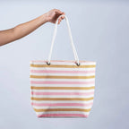 Lezarcad Thermal Beach Bag with Absorbent Towel – Stylish & Spacious Tote