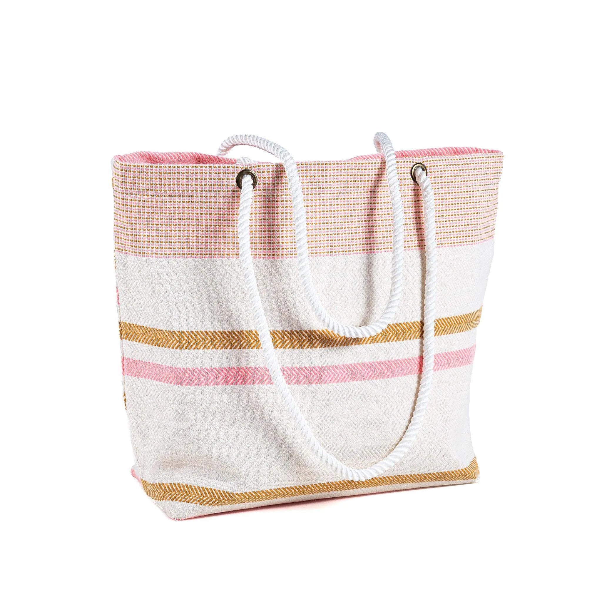 Lezarcad Thermal Beach Bag with Absorbent Towel – Stylish & Spacious Tote
