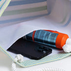 Lezarcad Thermal Beach Bag with Absorbent Towel – Stylish & Spacious Tote