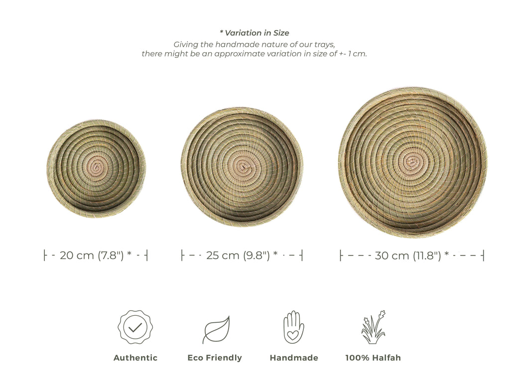 Lezarcad set of 3 Halfa Trays