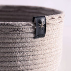 Set of Light Grey Cotton Organizers