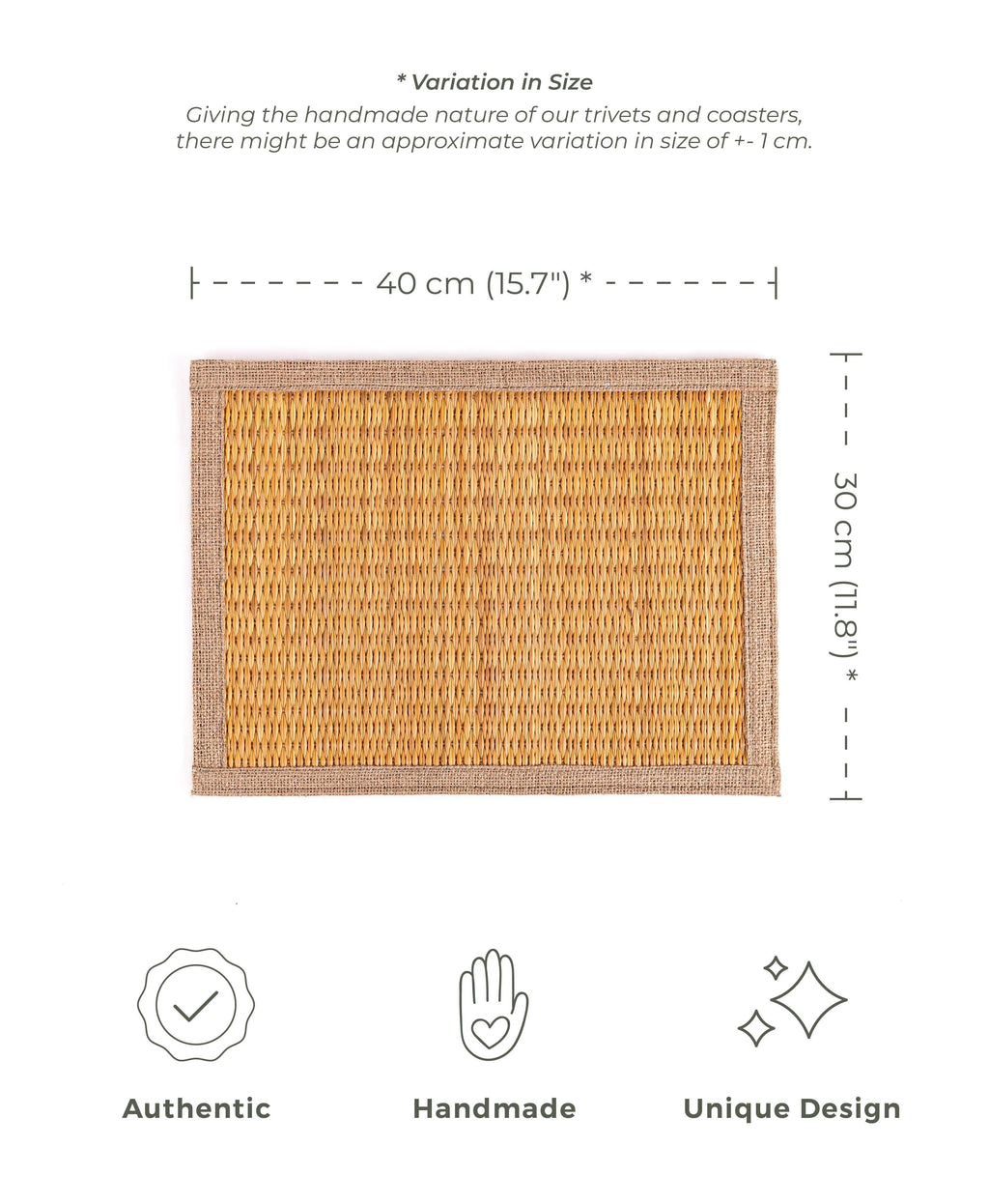 Smar Rectangular Placemat - 40x30cm